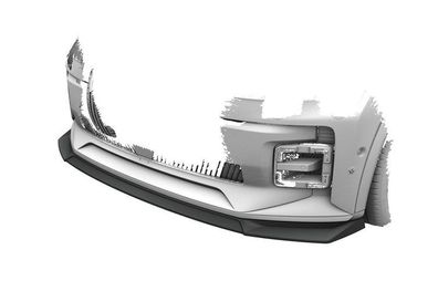 CSR Frontspoiler | Cup-Spoilerlippe mit ABE für Renault 5 E-Tech CSL041