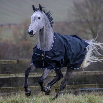 Bucas Trot Turnout 200g - Black/White