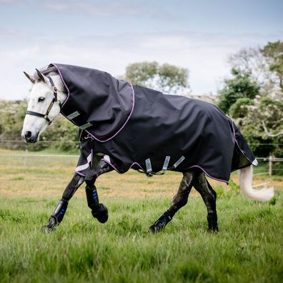 Horseware Rambo Supreme Turnout Lite 0g - Navy/Burgundy