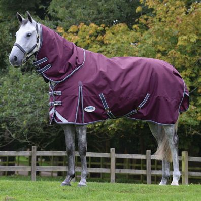 Weatherbeeta Comfitec Plus Dynamic II Detach-A-Neck Medium/Lite 100g - maroon/gr