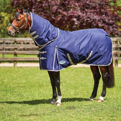 Weatherbeeta Comfitec Essential Detach-A-Neck Lite Plus 50g - navy/silver/red