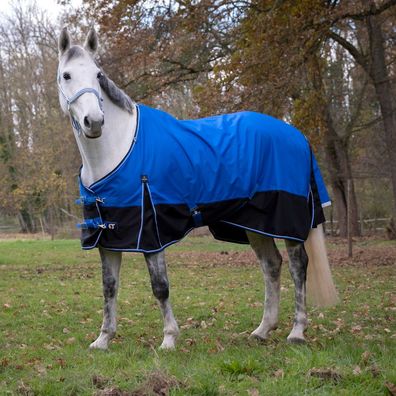 Equithème Tyrex 1200D Aisance 50g - blau/schwarz