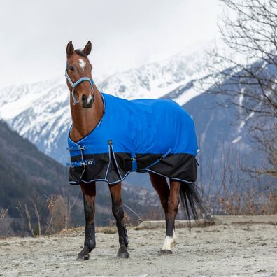 Equithème Tyrex 1200D Aisance 300g - blau/schwarz