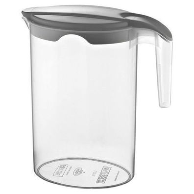 Kunststoffkrug mit Deckel, 1,75 l