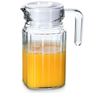 Glaskrug mit Deckel, 650 ml