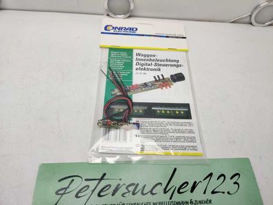 Conrad H0 AC 219707 Waggon-Innenbeleuchtung Led-Platinen-Set "gelb" / OVP