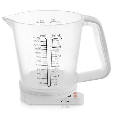 Küchenwaage mit Messbecher 5 kg, 1,2 l