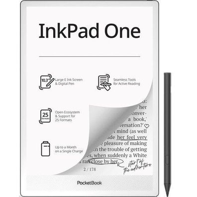 PocketBook InkPad One 1030 10,3" 32GB Wi-Fi Schwarz