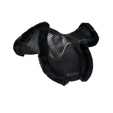 Acavallo Twin Sided Gel Pad Jump Numnah Full Sheepskin Edge