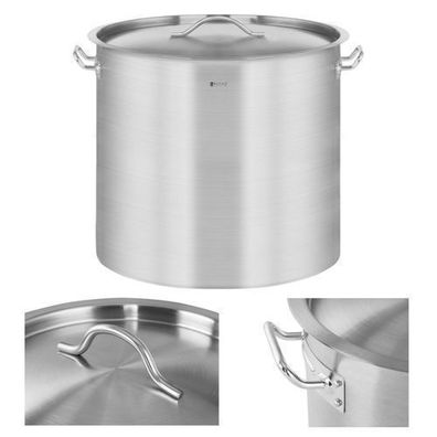 Gastronorm-Topf mit Deckel, Edelstahl, für Induktionsherde, 50 l