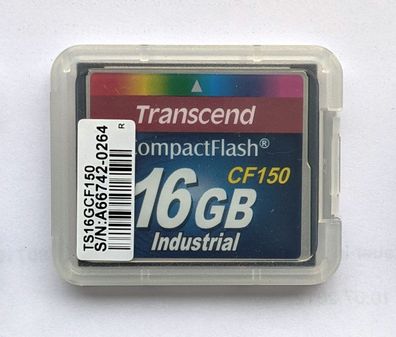 16 GB Transcend Industrial CompactFlash CF Compact Flash 16GB TS16GCF150