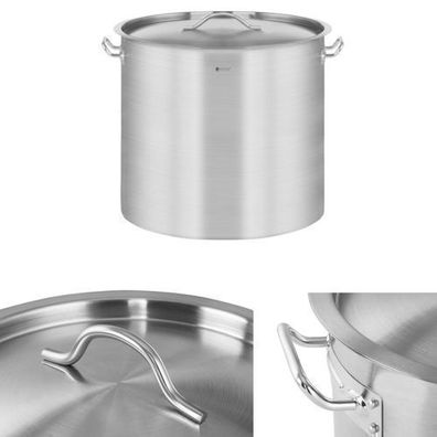 Gastronorm-Topf mit Deckel, Edelstahl, für Induktionsherde, 12 l