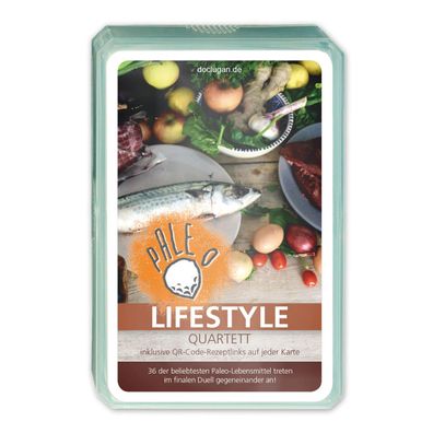 Paleo Lifestyle Quartett | 36 Lebensmittel | Spielerisch lernen