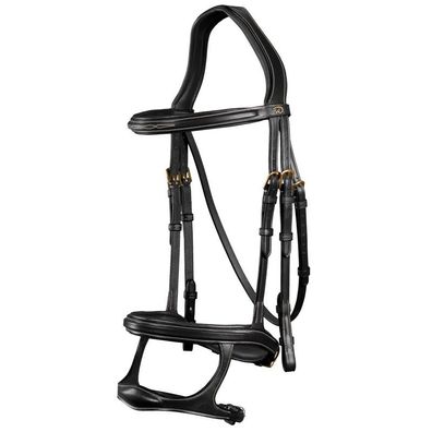 Dyon D-Collection Double Noseband Trense doppeltes Reithalfter