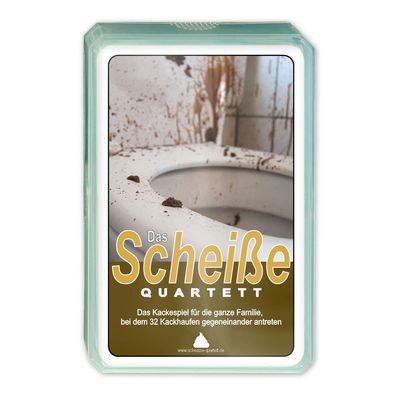 Das Scheiße Quartett | Starkes Party- oder Wichtelgeschenk!