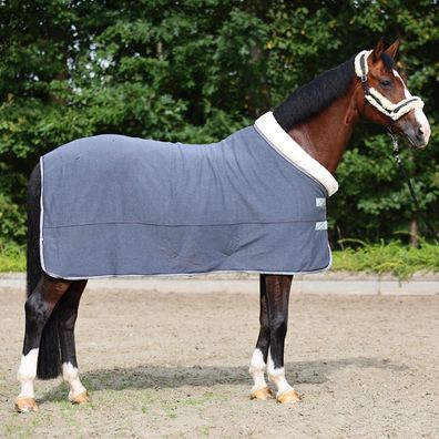 Kavalkade Elegance Abschwitzdecke mit Fellkragen