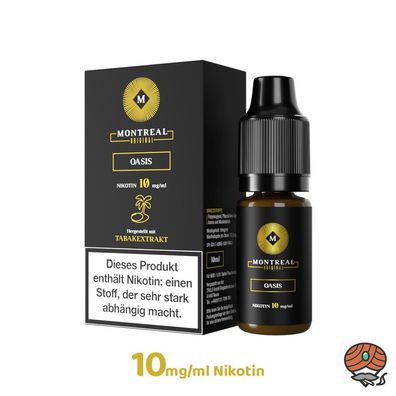 Montreal Original Oasis * 10mg/ml* Nikotinsalz, 10ml Liquid