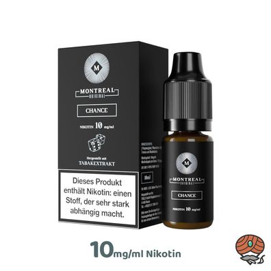 Montreal Original Chance * 10mg/ml* Nikotinsalz, 10ml Liquid