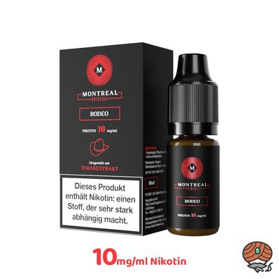 Montreal Original Rodeo * 10mg/ml* Nikotinsalz, 10ml Liquid