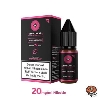 Montreal Original Vanilla Tobacco * 20mg/ml* Nikotinsalz, 10ml Liquid