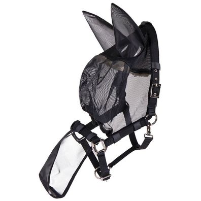 QHP Halfter-Fliegenmaske combi mit Ohren