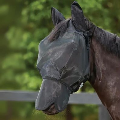 Weatherbeeta Comfitec Double Dart Deluxe Fly Mask With Ears And Nose