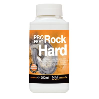 NAF ProFeet Rock Hard festigt brüchige Hufe und hält den Strahl hygienisch saube