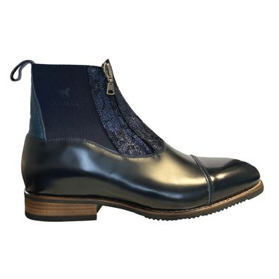 DeNiro T122 brushed blue navy Stiefelette Damen