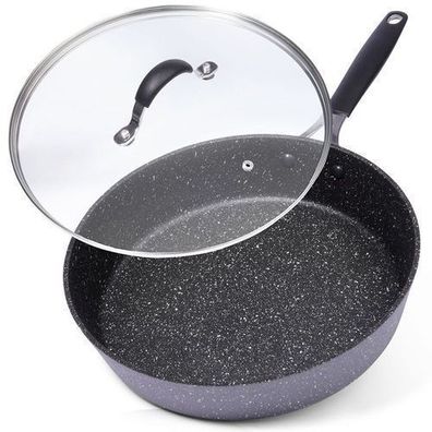 STONER Antihaft-Granit-Bratpfanne mit Deckel, 28 cm