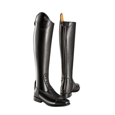 DeNiro Salento Leder-Reitstiefel schwarz