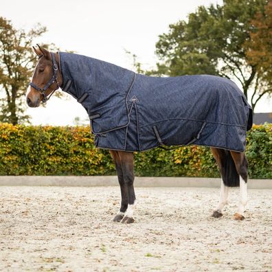 QHP Turnoutdecke 1200D Collection 150gr mit abnehmbarem Hals