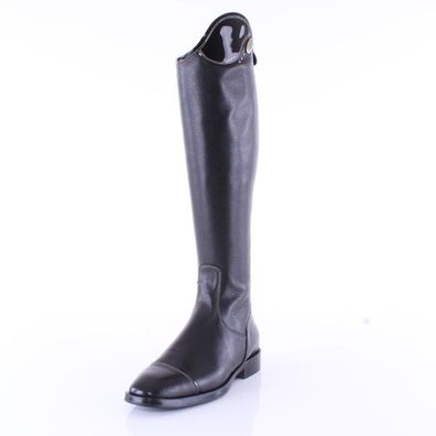 Tricolore Reitstiefel Salentino 01 black Top shiny by DeNiro