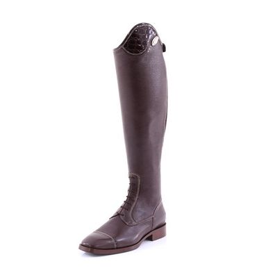 Tricolore Reitstiefel Salentino 02 braun Top Lucido by DeNiro