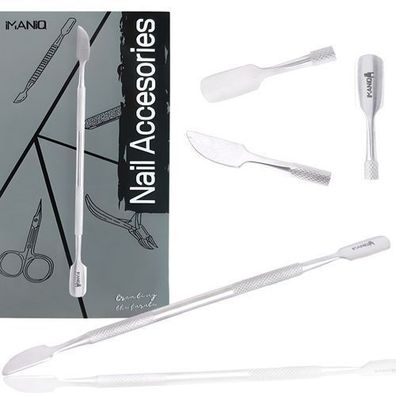 Doppelseitige Nagelfeile Hufstäbchen Nagelhautschieber Maniküre Pediküre