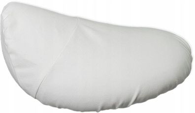 Schonbezug Abdeckung für Kosmetik- und Friseurhocker Dm. 36 Weiß