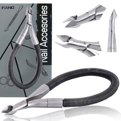 Hautzange Nagelknipser Schere Kosmetik Maniküre Studio SPA silber