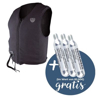 USG Aixplorer Softshell Airbag Weste inkl. 3 Kartuschen