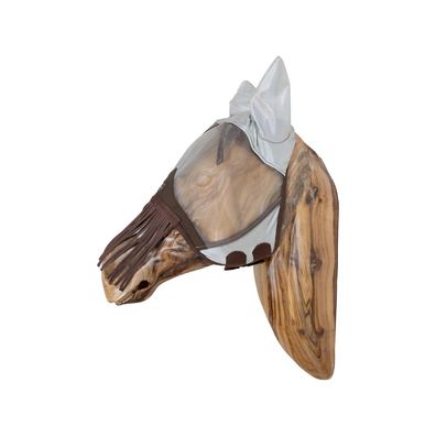 Kentucky Horsewear Fliegemaske Classic mit Ohren und Nasenfransen