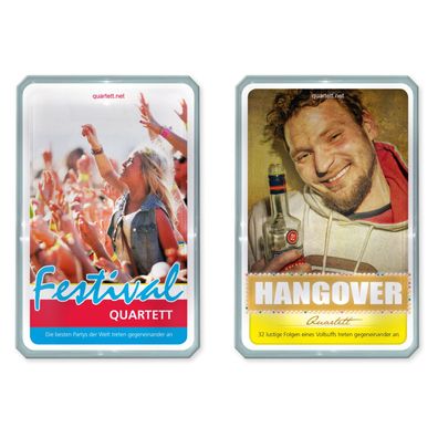 Das Durchfeiern-Bundle: Festival + Hangover Quartett für alle Feierwütigen!