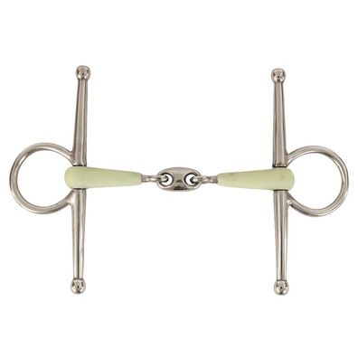 BR Knebeltrense Apple Mouth doppelt gebrochen 14mm