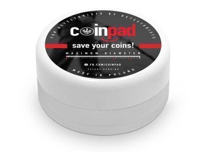 Münzenhalter Coinpad Münzenaufbewahrung Box Schutz Schwamm