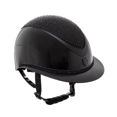 Equestro Luxury Reithelm mit Strass