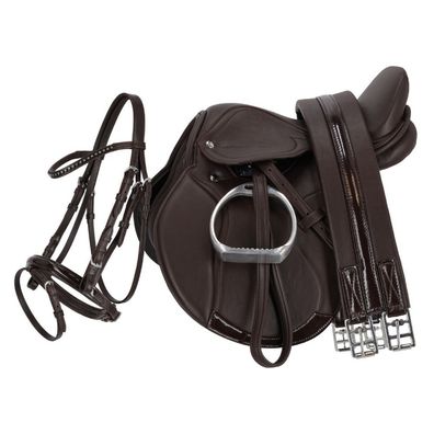 QHP Komplettes Sattel-Set Melbourne