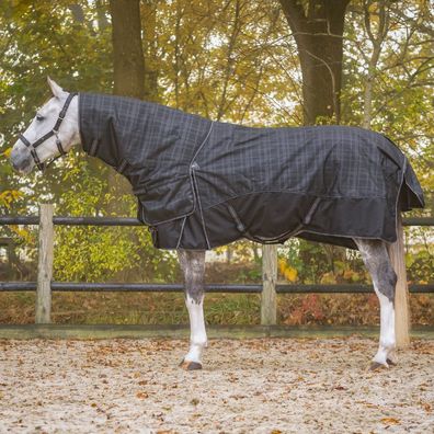 QHP Turnoutdecke 1200D Collection 150gr mit abnehmbarem Hals