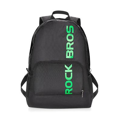Rockbros Sport-Faltrucksack 18 L in Schwarz 46,5 x 38,0 cm Wasserdicht mit reflekt