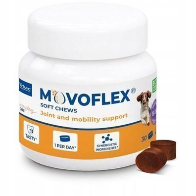 Nahrungsergänzungsmittel für Hunde VIRBAC Movoflex M für die Gelenke, 30 Stück