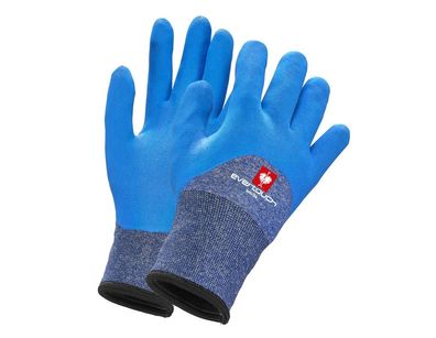 Strauss Nitril-Handschuhe evertouch winter blau/dunkelblau-melange