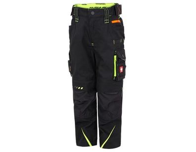 Strauss Kinder Bundhose motion 2020 schwarz/warngelb/warnorange