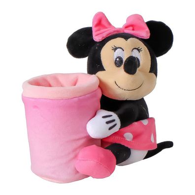 Disney Minnie Mouse Kinder Stiftehalter Plüsch für Bleistifte Marker Schreibtisch