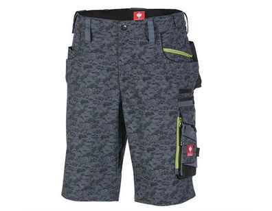 Strauss Shorts Pixel grau/graphit/limette